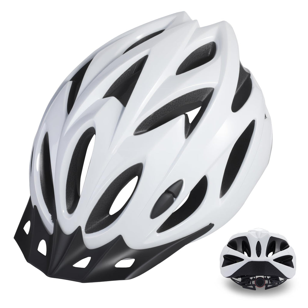 Zacro Adult Bike Helmet, Lightweight Bicycle Helmet with Removable Pads and Visor, CPSC Certified Safety Helmet for Men Women, Mountain Road Cycling Helmet for Adult