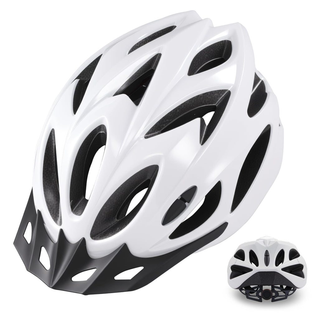 Zacro Adult Bike Helmet, Lightweight Bicycle Helmet with Removable Pads and Visor, CPSC Certified Safety Helmet for Men Women, Mountain Road Cycling Helmet for Adult