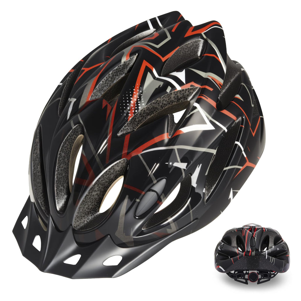 Zacro Adult Bike Helmet, Lightweight Bicycle Helmet with Removable Pads and Visor, CPSC Certified Safety Helmet for Men Women, Mountain Road Cycling Helmet for Adult