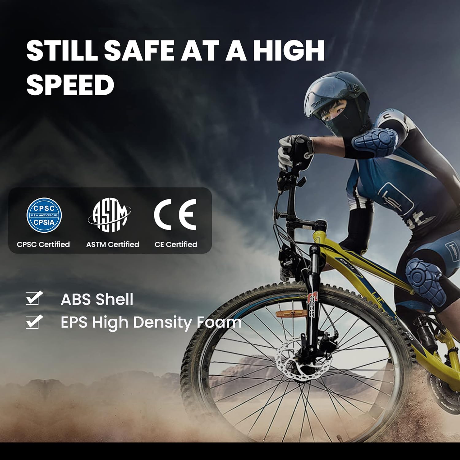 ILM Bike Helmet Adult Bicycle Ski Snowboard Helmet for Men Women with Removable Visor Earmuffs ASTM CPSC and CE Z102