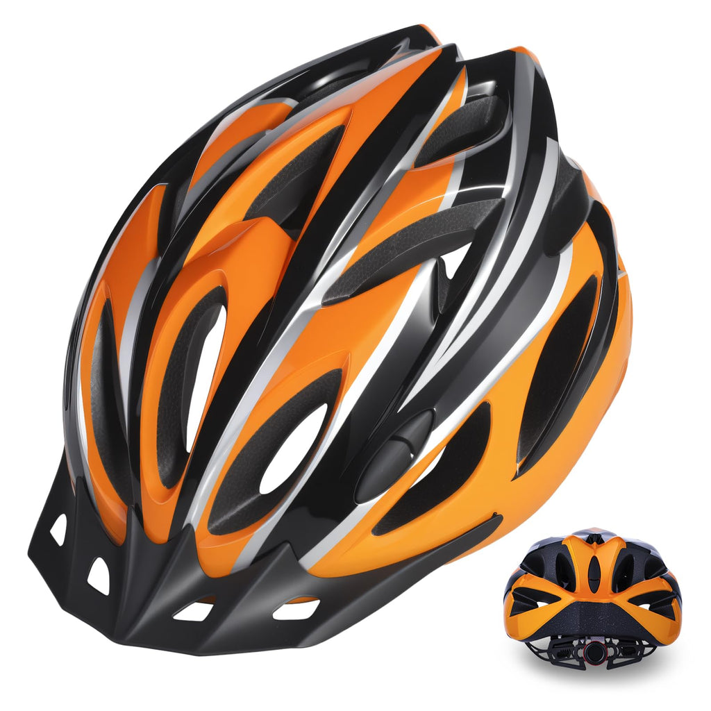 Zacro Adult Bike Helmet, Lightweight Bicycle Helmet with Removable Pads and Visor, CPSC Certified Safety Helmet for Men Women, Mountain Road Cycling Helmet for Adult