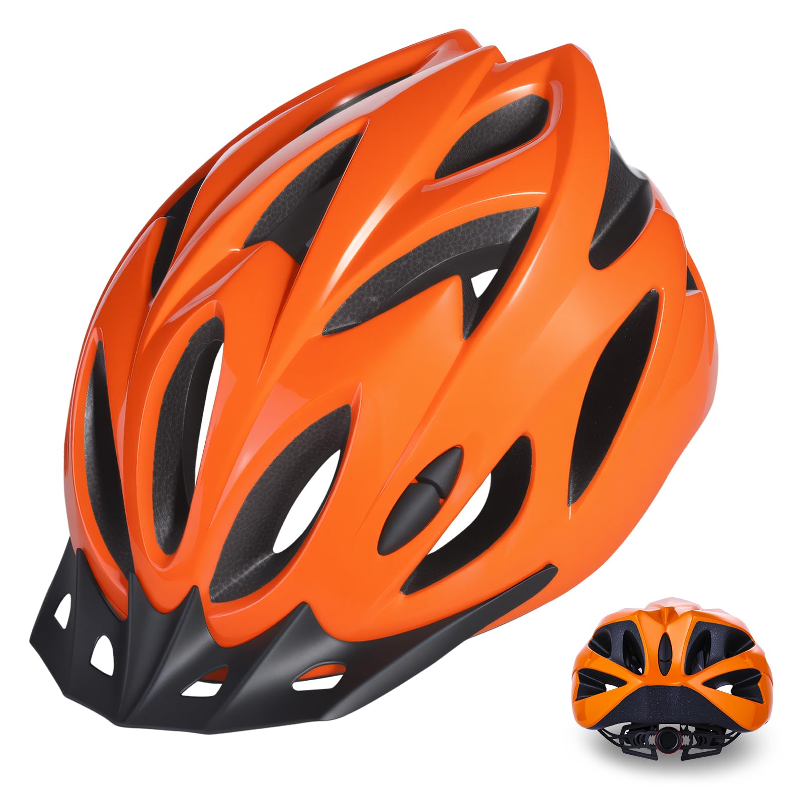 Zacro Adult Bike Helmet, Lightweight Bicycle Helmet with Removable Pads and Visor, CPSC Certified Safety Helmet for Men Women, Mountain Road Cycling Helmet for Adult