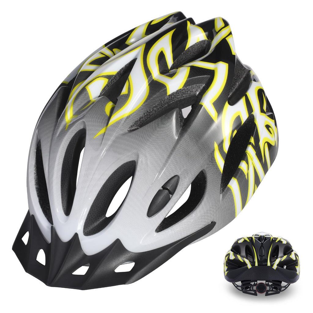 Zacro Adult Bike Helmet, Lightweight Bicycle Helmet with Removable Pads and Visor, CPSC Certified Safety Helmet for Men Women, Mountain Road Cycling Helmet for Adult